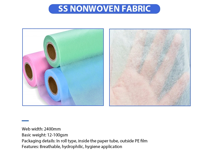 PP Non Woven Fabric Manufacturing Process/Recyclable PP Non Woven Fabric in China/Nonwoven Fabric in Roll Non Woven Factory