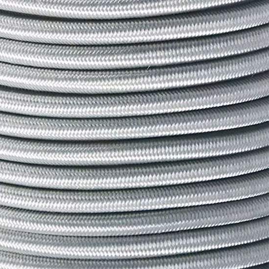 Noyau filé multi taille élastique rond solide corde en caoutchouc cordon rond élastique polyester tressé cordon